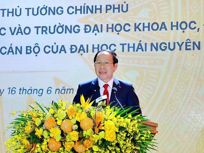 Phó Thủ tướng Chính phủ Lê Tiến Châu nhấn mạnh: Đối với Đại học Thái Nguyên, việc tiếp nhận Trường Cao đẳng Luật miền Bắc là cơ hội để nâng tầm năng lực đào tạo và nghiên cứu pháp luật; từng bước hình thành trung tâm đào tạo, nghiên cứu và tư vấn chính sách uy tín, phục vụ yêu cầu phát triển của vùng và cả nước.