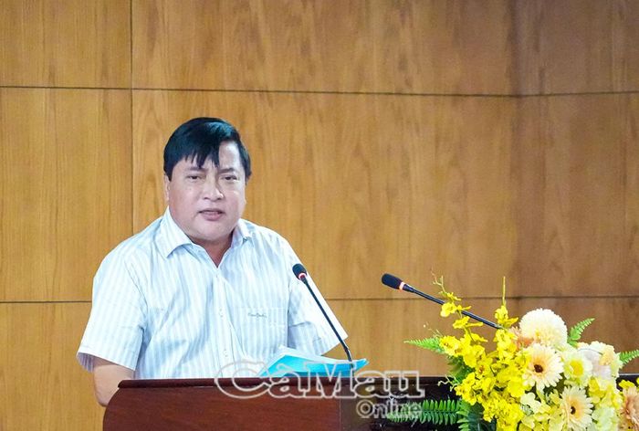  Đồng chí Lê Minh Hải, Bí thư Đảng ủy, Chủ tịch HĐND phường Giá Rai, trình bày tham luận “Thực trạng cán bộ có biểu hiện né tránh, đùn đẩy trách nhiệm, 'dĩ hòa vi quý' trong xử lý công việc”.