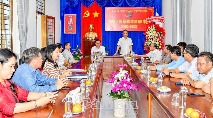 Phó Bí thư Tỉnh ủy, Chủ tịch HĐND tỉnh Phạm Văn Thiều định hướng nhiệm vụ đối với Báo và phát thanh, truyền hình Cà Mau trong thời gian tới.