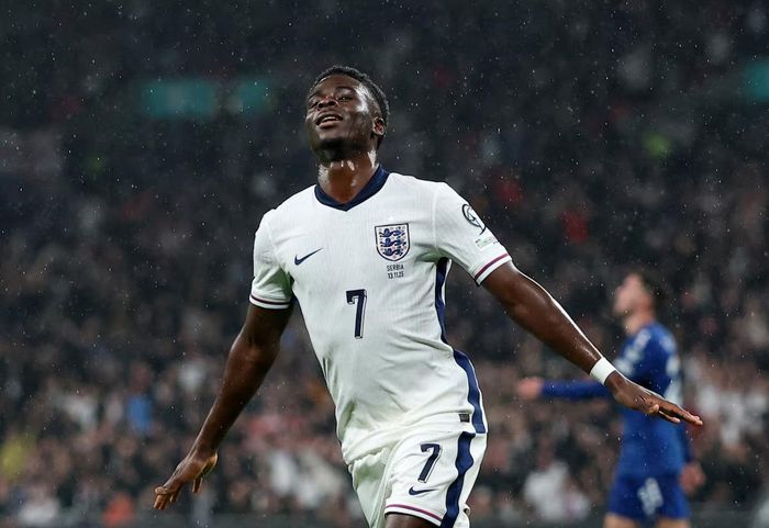 Bukayo Saka chấp nhận mạo hiểm chấn thương ở World Cup 2026. (Ảnh: Reuters)