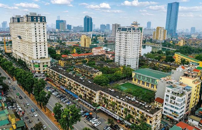 Một góc khu tập thể Giảng Võ. Ảnh: Phạm Hùng
