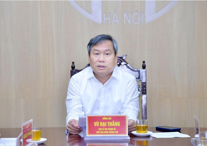 Chủ tịch UBND thành phố Hà Nội Vũ Đại Thắng tiếp công dân định kỳ tháng 6-2026. Ảnh: Viết Thành