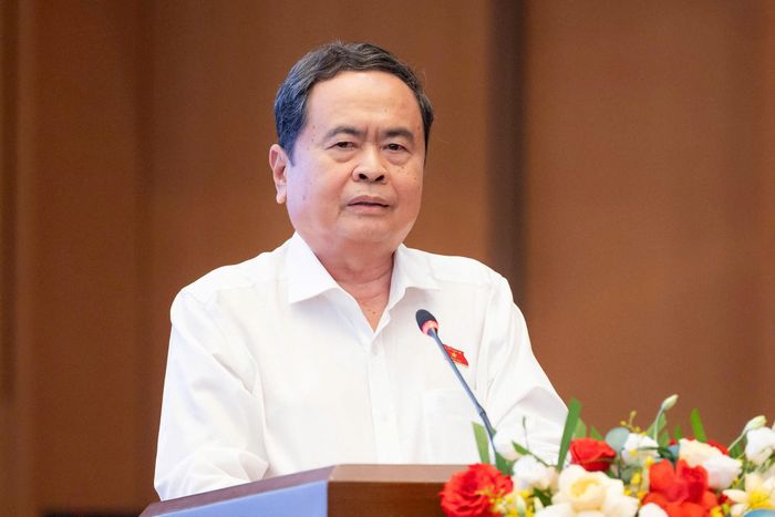 Chủ tịch Quốc hội Trần Thanh Mẫn kết luận hội nghị. Ảnh: PT