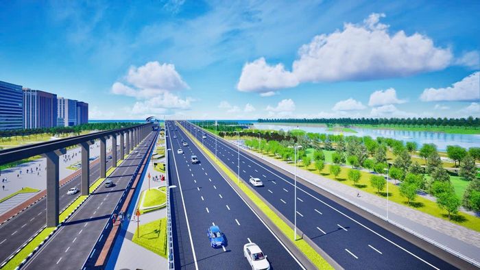 Mọi quy hoạch và mọi công trình hạ tầng đều hướng tới mục tiêu phục vụ con người. (Ảnh phối cảnh dự án)