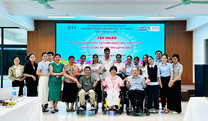 Thông điệp Người khuyết tật cần được trao cơ hội để làm việc được truyền đi tại chương trình. Ảnh: Trần Oanh
