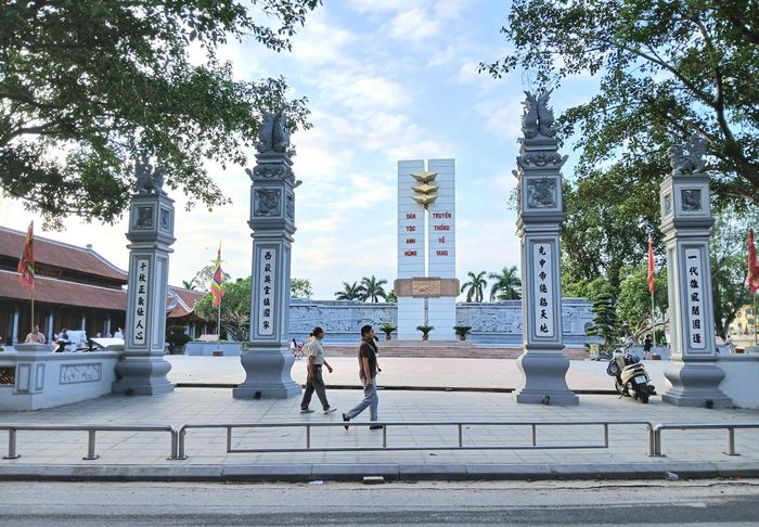 Khu Di tích lịch sử Chiến thắng Ngọc Hồi sau khi được tu bổ đã trở thành địa điểm vui chơi cho nhân dân địa phương. Ảnh: Hoàng Quyết