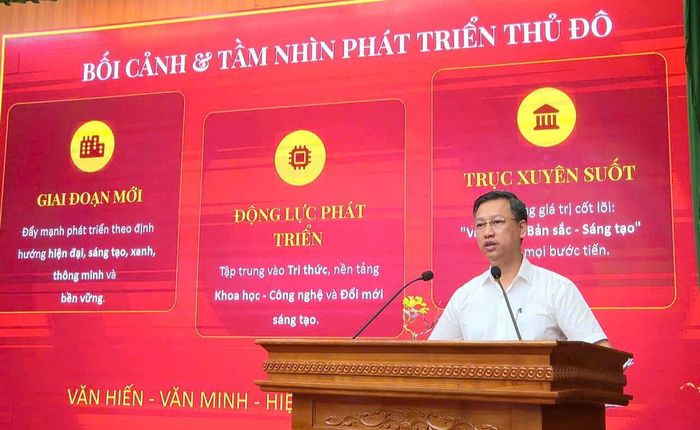 Phó Bí thư Thường trực Đảng ủy phường Từ Liêm Đỗ Khắc Đạo. Ảnh: PV