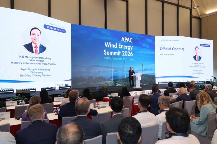 Hội nghị Thượng đỉnh Năng lượng Gió châu Á – Thái Bình Dương được tổ chức tại Hà Nội. Ảnh: Đại sứ quán Anh tại Việt Nam