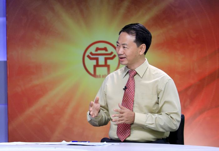 Ông Nguyễn Tiến Đạt trao đổi tại Chương trình. Ảnh: Quang Thái