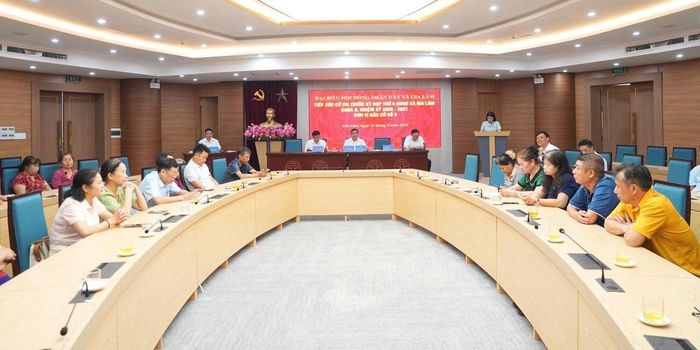 Hội nghị tiếp xúc cử tri tại Đơn vị bầu cử số 2.