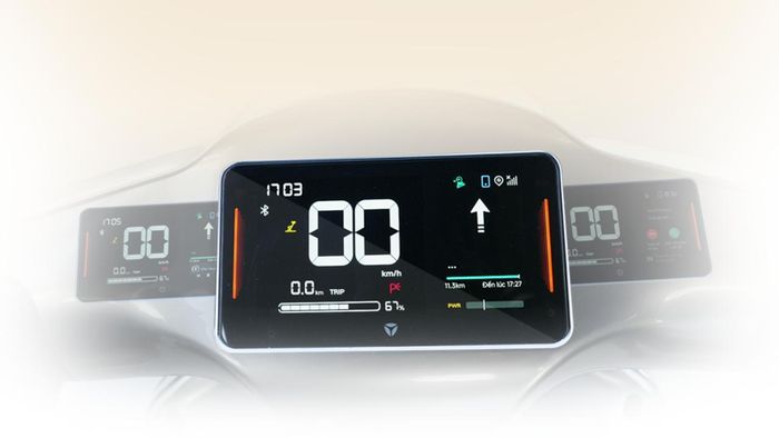 Yadea Osta H+ được thiết kế theo phong cách xe ga điện hiện đại