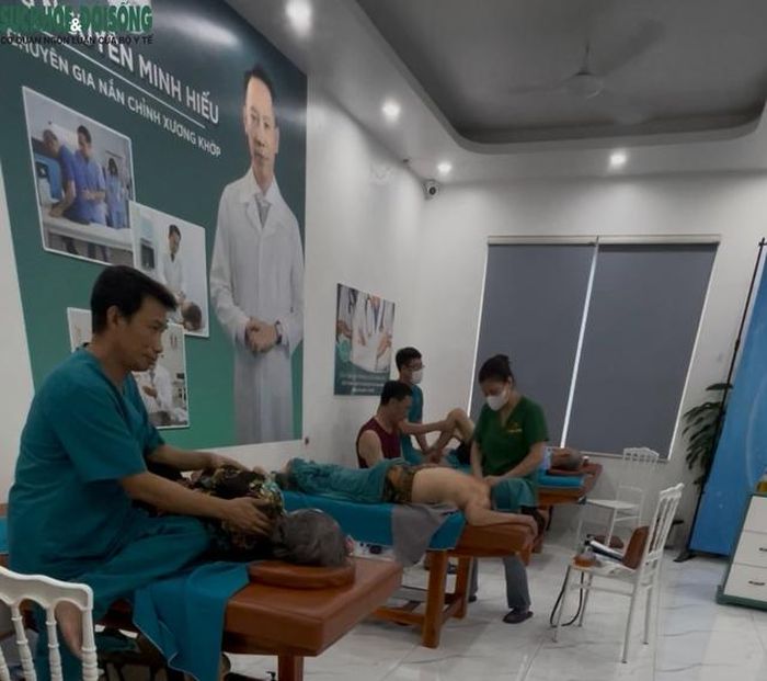 Tầng 2 của cơ sở nơi hỗ trợ điều trị cho bệnh nhân tai biến. Ảnh: PV