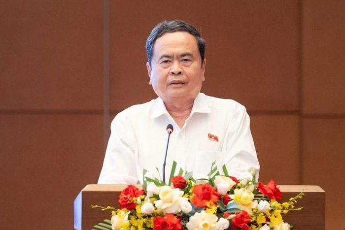 Chủ tịch Quốc hội Trần Thanh Mẫn phát biểu chỉ đạo tại Hội nghị.