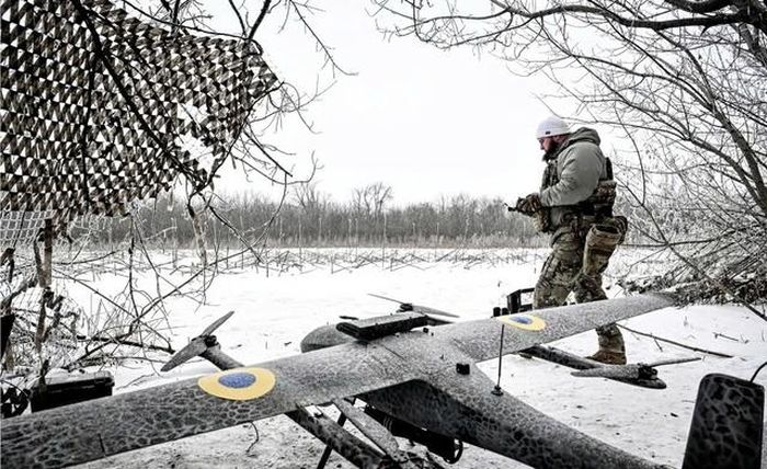 UAV GARA là một ví dụ về UAV của Ukraine có khả năng bay xa hàng chục KM. (Nguồn: Getty Images)