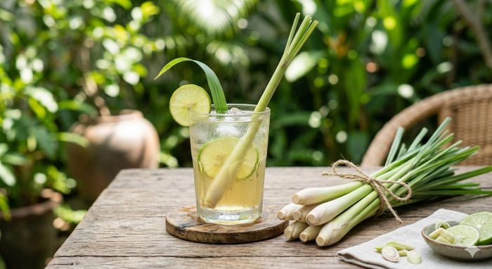 Sả là thành phần phổ biến trong các sản phẩm đuổi muỗi, nến thơm. Ảnh: AI.