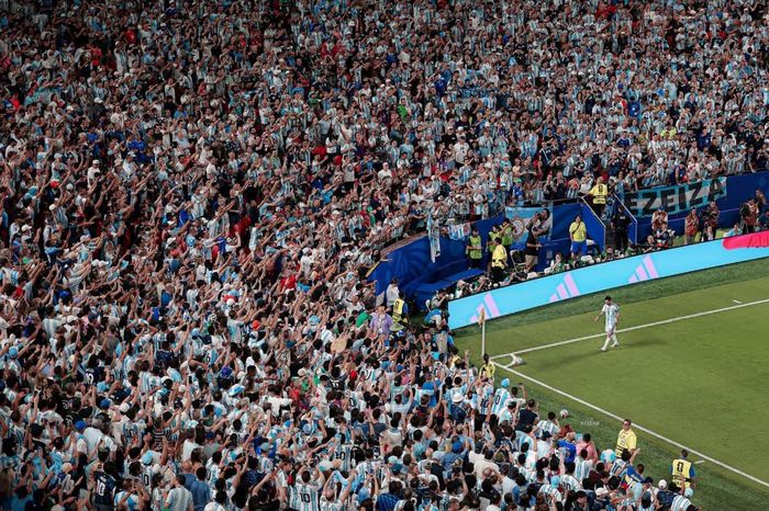 Bức ảnh gây chú ý mạnh mẽ của Messi. Ảnh: ESPN.