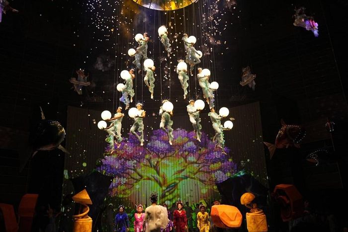 Một tiết mục trong chương trình nghệ thuật xiếc - rối “Mơ Show”