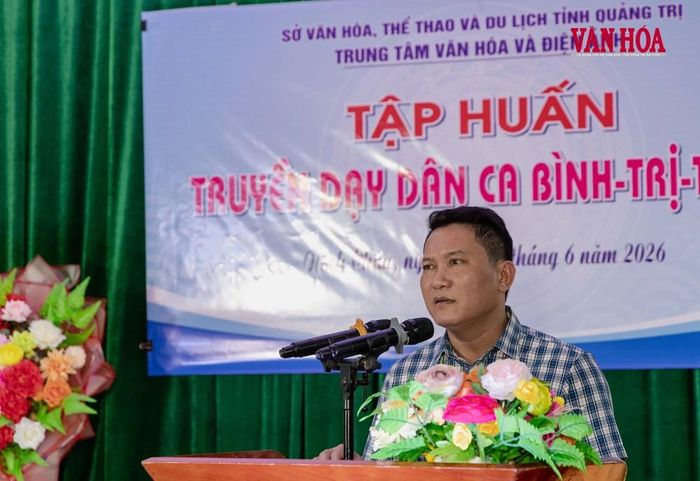 Ông Võ Thanh Nhân, Phó Giám đốc Trung tâm Văn hóa và Điện ảnh tỉnh Quảng Trị cho rằng: Khi người dân hiểu, yêu và chủ động tham gia gìn giữ, di sản mới có thể phát triển bền vững.