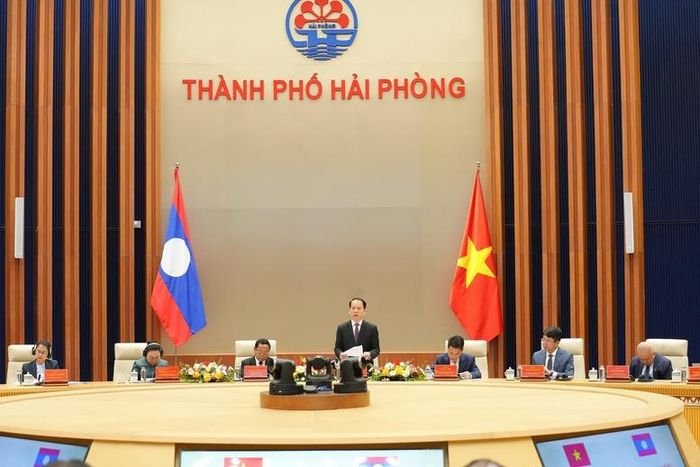 Hội nghị tư pháp các tỉnh có chung đường biên giới Việt Nam-Lào mở rộng lần thứ 7 khai mạc sáng 17/6 - Ảnh: baophapluat.vn