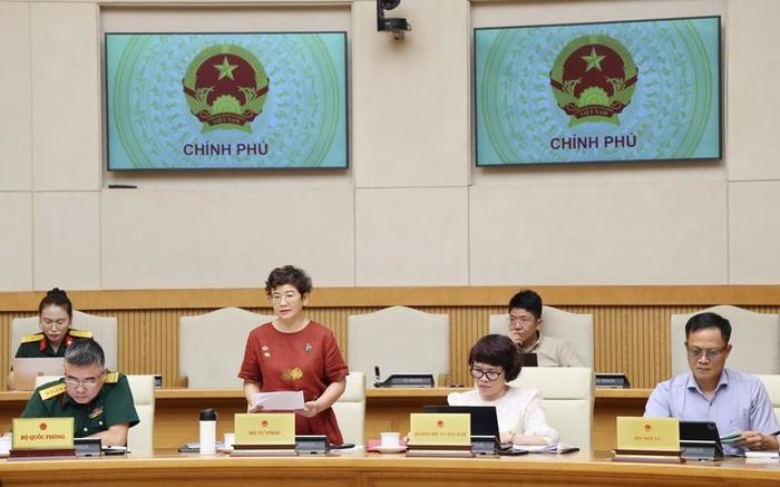 Lãnh đạo các bộ, ngành phát biểu ý kiến - Ảnh: VGP/Gia Huy