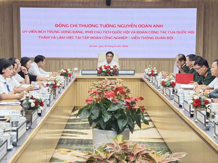 Quang cảnh buổi làm việc. (Ảnh: Hải Ngọc/TTXVN)