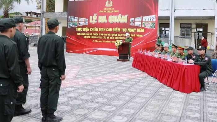 Lễ ra quân hỗ trợ đẩy nhanh tiến độ các trường nội trú liên cấp khu vực biên giới Lai Châu.