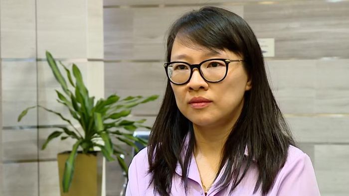  ThS Cao Cẩm Linh, Phó Tổng Thư ký Hiệp hội Phát triển nhân lực Logistics Việt Nam (VALOMA). (Ảnh: Đỗ Bảo) 