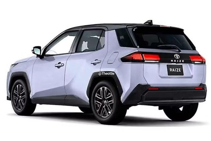 Tổng thể, bản dựng cho thấy Toyota có thể đang hướng Raize theo phong cách SUV trưởng thành hơn, thay vì thiên về đô thị như hiện tại.