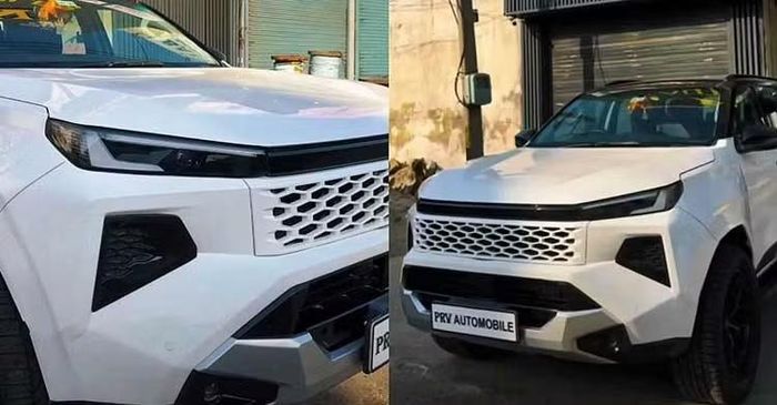 Tuy nhiên, đây không phải Toyota Fortuner thế hệ mới chính hãng, mà là một chiếc Fortuner đời cũ được “lột xác” bằng bộ bodykit mô phỏng thiết kế.