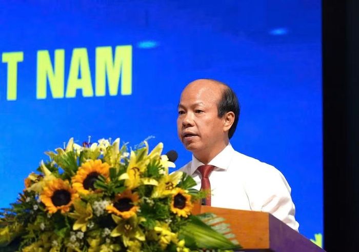 Ông Võ Nguyên Thủy - Giám đốc Báo và Phát thanh Truyền hình tỉnh; Chủ tịch Hội nhà báo tỉnh ôn lại chặng đường phát triển báo chí tỉnh Quảng Trị.