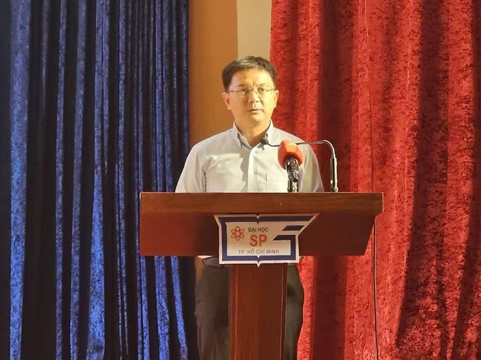Ông Nguyễn Mạnh Cường phát biểu tại buổi lễ.