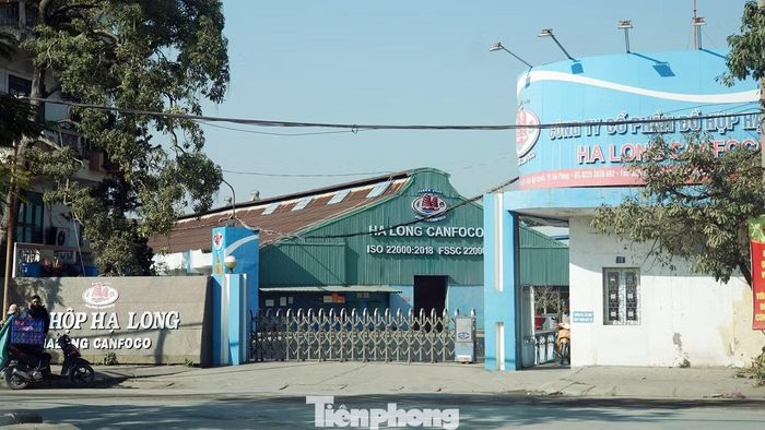 Trụ sở nhà máy đồ hộp Hạ Long tại TP Hải Phòng.