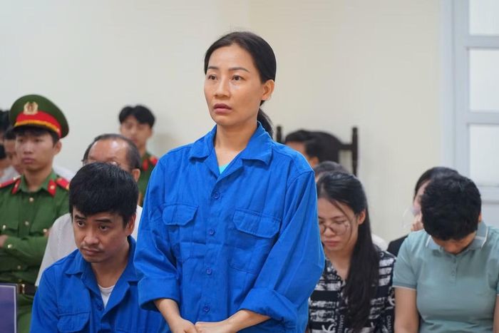 Bị cáo Trần Thị Nguyên Hằng.