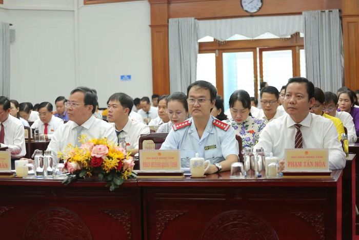 Các đại biểu HĐND tỉnh Tây Ninh tại kỳ họp. Ảnh: Tiến Anh