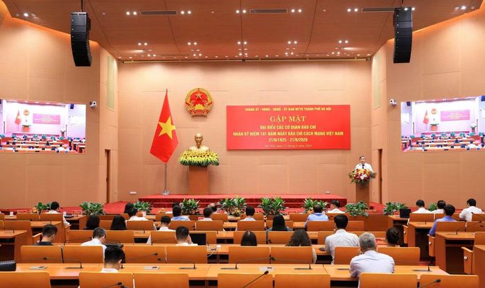 Quang cảnh buổi gặp mặt. Ảnh: Lê Hải.