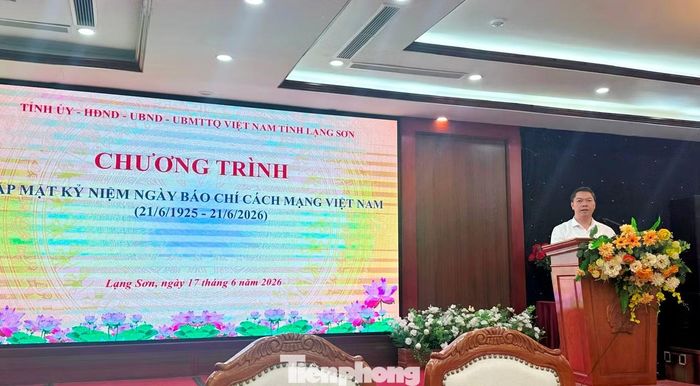 Ông Đoàn Thanh Sơn - Phó Chủ tịch UBND tỉnh Lạng Sơn, phát biểu. Ảnh: Trọng Đảng
