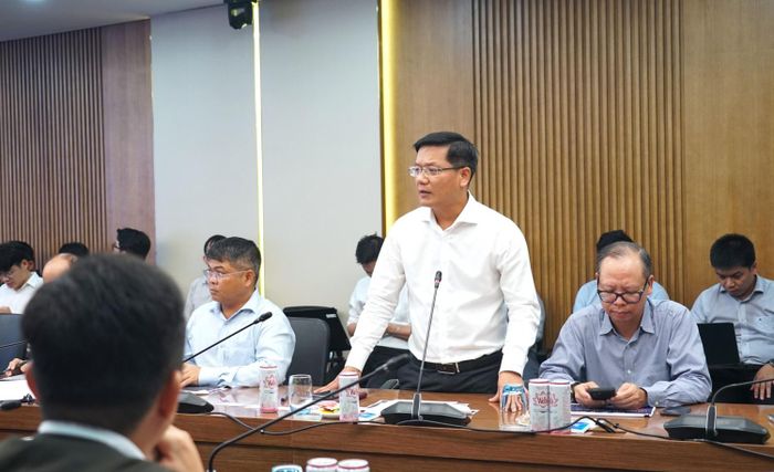 Ông Nguyễn Đức Thiện - Phó Trưởng ban phụ trách Ban Nghiên cứu phát triển và Chuyển đổi số, Phó Trưởng ban Dự án Chuyển đổi số PTSC nhấn mạnh triển khai giải pháp ERP là nhiệm vụ ưu tiên, mang tính đột phá trong quản trị và vận hành của Tổng công ty.