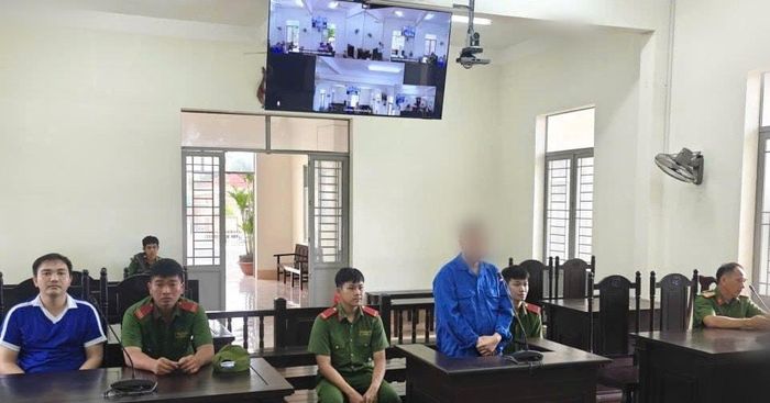 Bị cáo Tống Duy Trường Phú tại phiên tòa