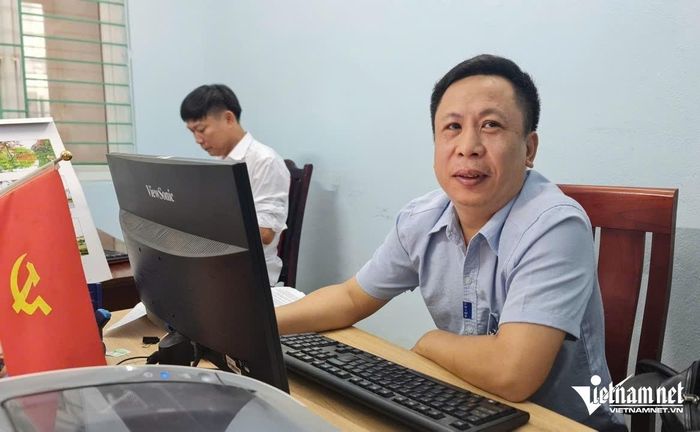Ông Trương Đức Vũ, Phó trưởng Phòng Văn hóa xã Trung Sơn. Ảnh: Lê Dương