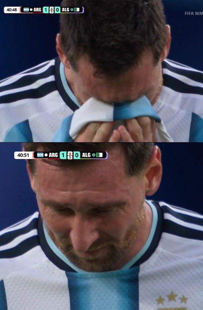 Khoảnh khắc đầy cảm xúc của Messi sau bàn thắng đầu tiên trong ngày đáng nhớ cùng tuyển Argentina