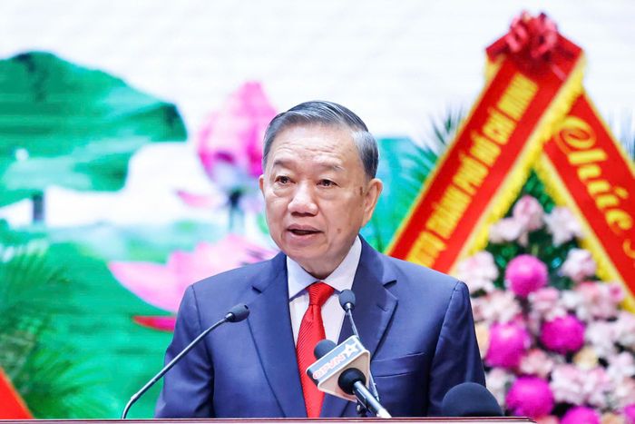 Tổng Bí thư, Chủ tịch nước Tô Lâm phát biểu. Ảnh: PV