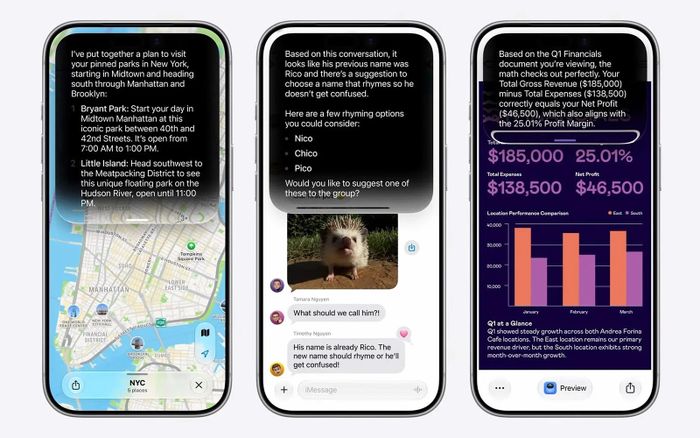 Trí tuệ nhân tạo Siri là tính năng nổi bật nhất của iOS 27. Ảnh: Apple