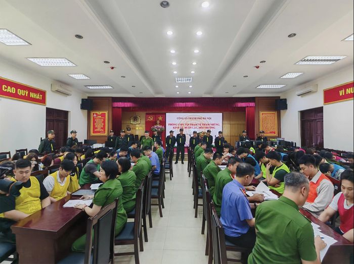 Các đối tượng trong vụ án. Ảnh: BCA