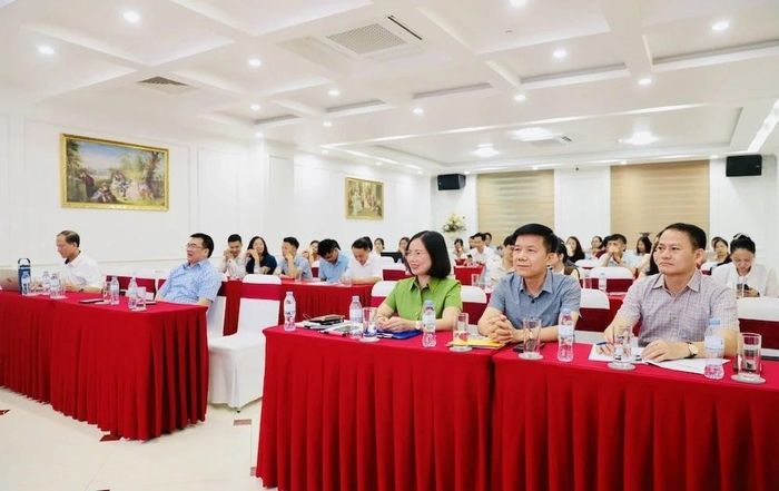 Cán bộ dân số 19 tỉnh, thành phía Bắc tham gia lớp tập huấn. Ảnh: Tô Hà