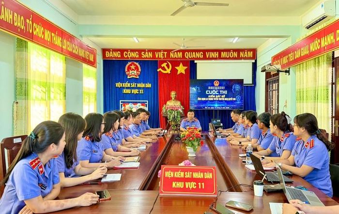 Ban tổ chức họp, quán triệt nội dung thi.
