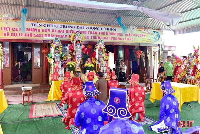 Lễ giỗ danh tướng Lê Khôi được tổ chức vào ngày 3/5 âm lịch hằng năm.