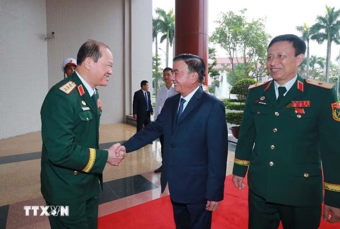 Ủy viên Bộ Chính trị, Thường trực Ban Bí thư Trần Cẩm Tú tới dự Đại hội. (Ảnh: Trọng Đức/TTXVN)