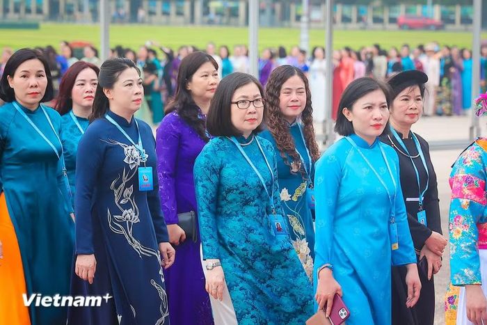 Đại hội có nhiệm vụ đánh giá kết quả thực hiện Nghị quyết Đại hội đại biểu Phụ nữ toàn quốc lần thứ XIII; tổng kết phong trào phụ nữ và công tác Hội nhiệm kỳ vừa qua, đồng thời xác định phương hướng, mục tiêu, nhiệm vụ và giải pháp công tác Hội, phong trào phụ nữ nhiệm kỳ 2026-2031. (Ảnh: Hoài Nam/Vietnam+)