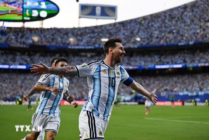 Messi san bằng kỷ lục ghi bàn của Miroslav Klose. (Ảnh: AFP/TTXVN)