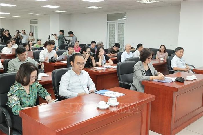 Đại biểu tham dự họp báo. Ảnh: Minh Quyết/TTXVN.